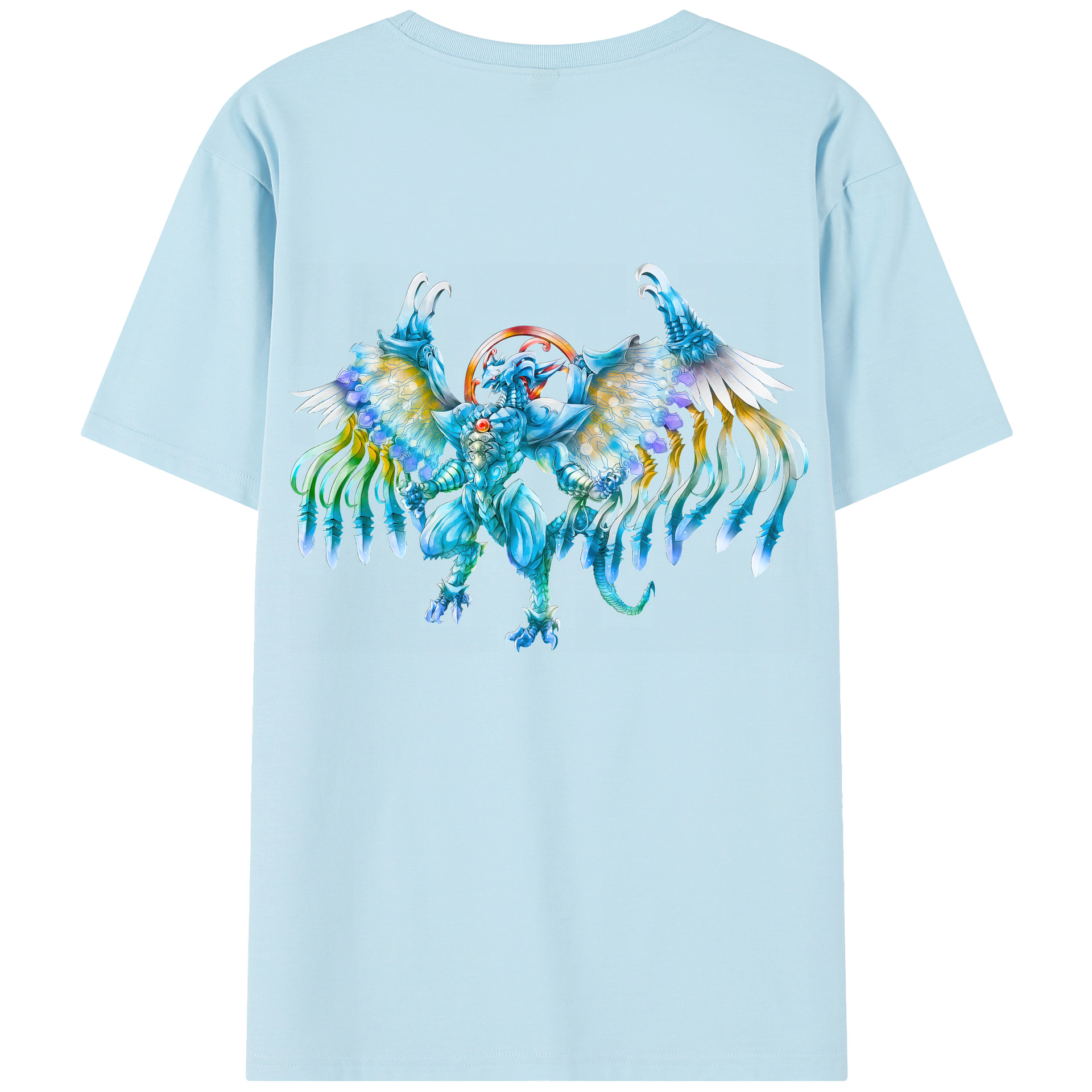 （画像用） 遊☆戯☆王 Yu-Gi-Oh! 綿100％半袖Tシャツ（背面プリント）